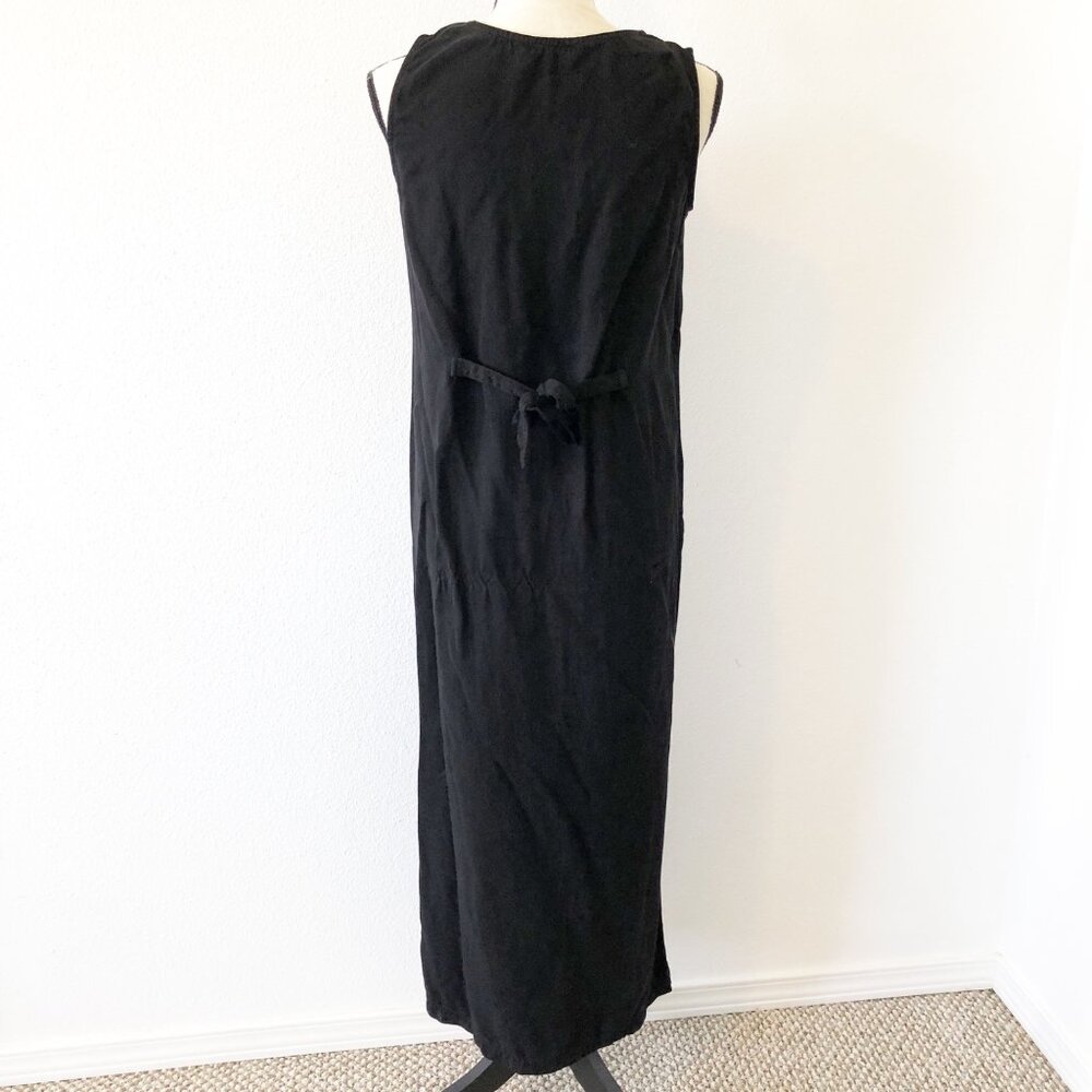 Russ Berens Vintage Black Sleeveless Maxi Dress Womens Small - Picture 2 of 7